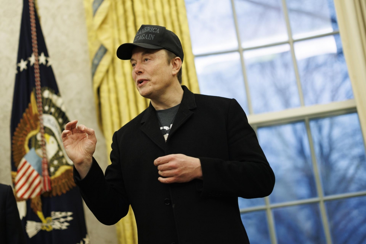 Elon Musk en el despacho Oval 