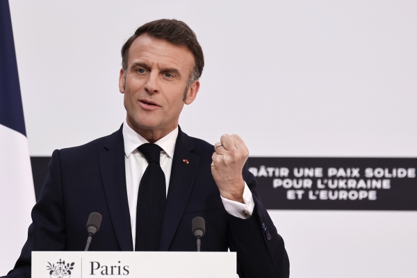 Macron anuncia una fuerza militar francobritánica en Ucrania pese a la fractura de los socios europeos