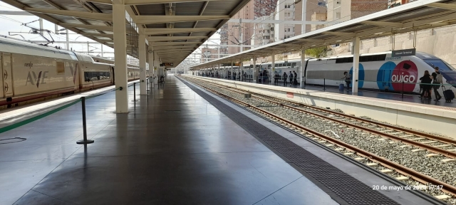 El Gobierno autoriza contratar por 12,5 millones de euros las obras complementarias para potenciar la alta velocidad en la estación de Alicante