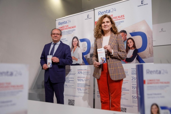 Más de 200.000 contribuyentes podrán beneficiarse en Castilla-La Mancha de las deducciones fiscales autonómicas para la campaña de la renta de 2024