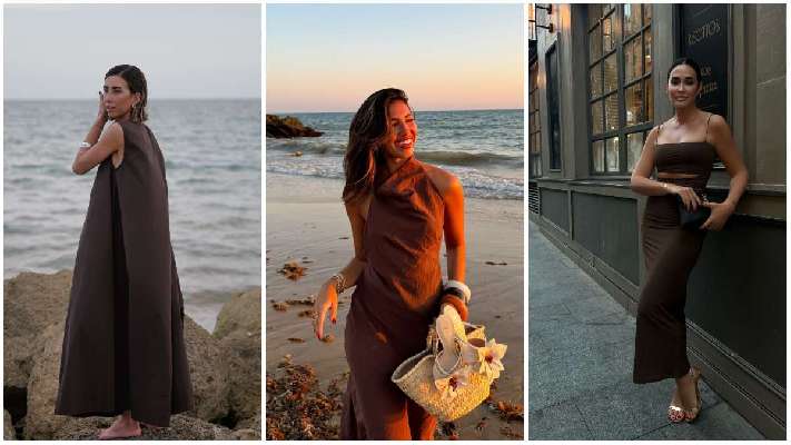 Los ocho vestidos marrones que serán los sustitutos de los negros este verano