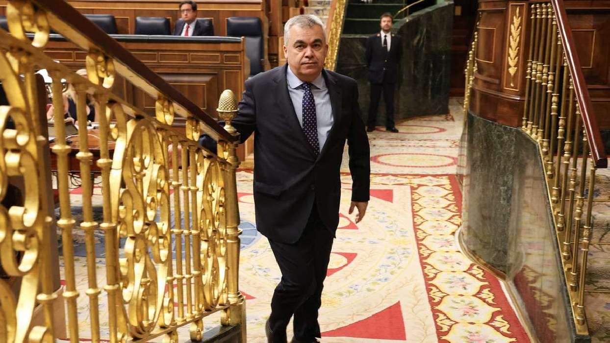 Santos Cerdán, en el Congreso. - EUROPA PRESS / Marta Fernández.