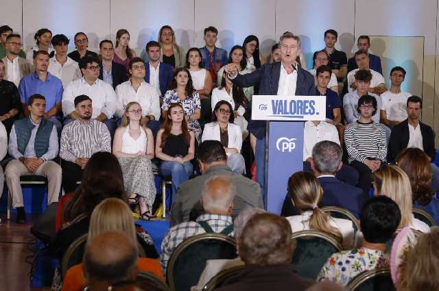 Feijóo, en Las Palmas: 