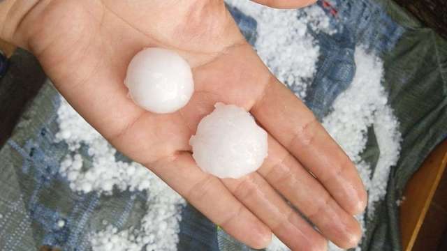 Serios destrozos en Madrid tras una potente tormenta de granizo en pleno junio