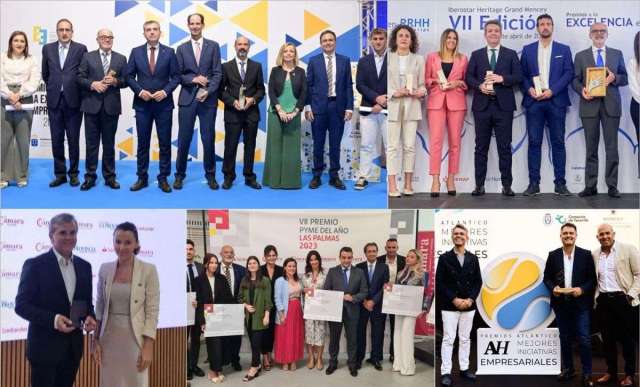 Canarias impulsa su tejido empresarial con tres premios de referencia que reconocen la excelencia e innovación