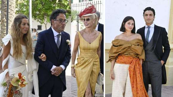 Todos los detalles y fotos de la boda de Belén Écija, hija de Belén Rueda: de sus 3 vestidos a la ensaimada como tarta