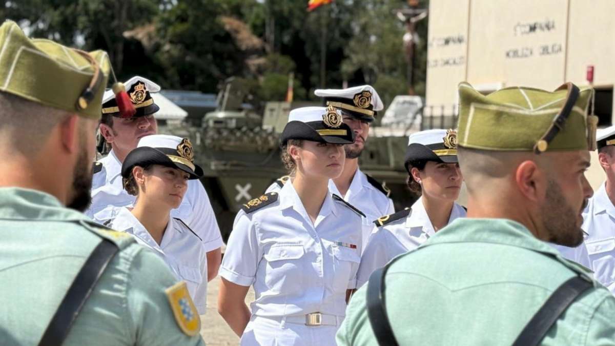 La princesa Leonor asistió al tradicional acto Sábado Legionario