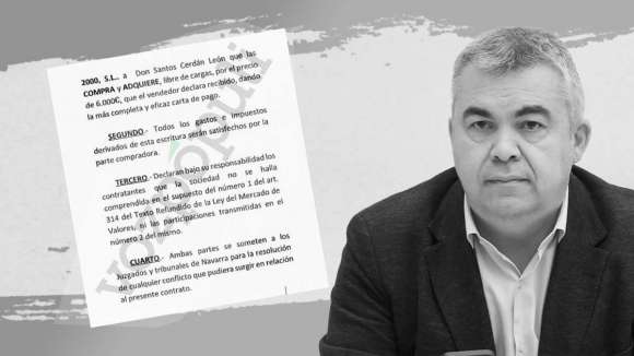La UCO informa al Supremo de que Santos Cerdán pagó 6.000 euros para hacerse con el 45% de Servinabar