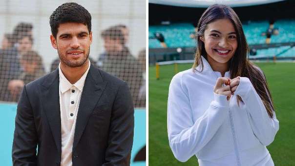 Carlos Alcaraz y Emma Raducanu, el rumor de romance que revoluciona el mundo del tenis