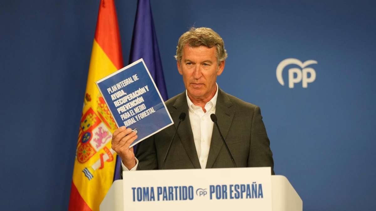 El PP detalla sus medidas para las zonas afectadas por los incendios: del apoyo financiero al control de riesgos