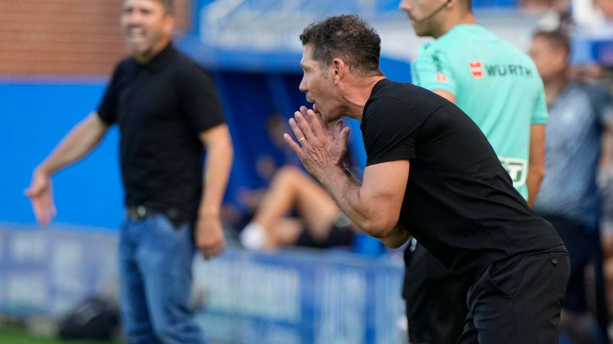 Simeone pide "entender" la situación del equipo: dos puntos de nueve