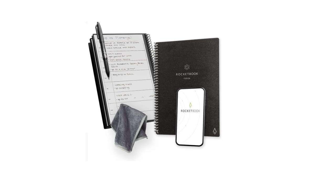 Rocketbook Fusion: el cuaderno electrónico reutilizable que arrasa en Amazon este septiembre