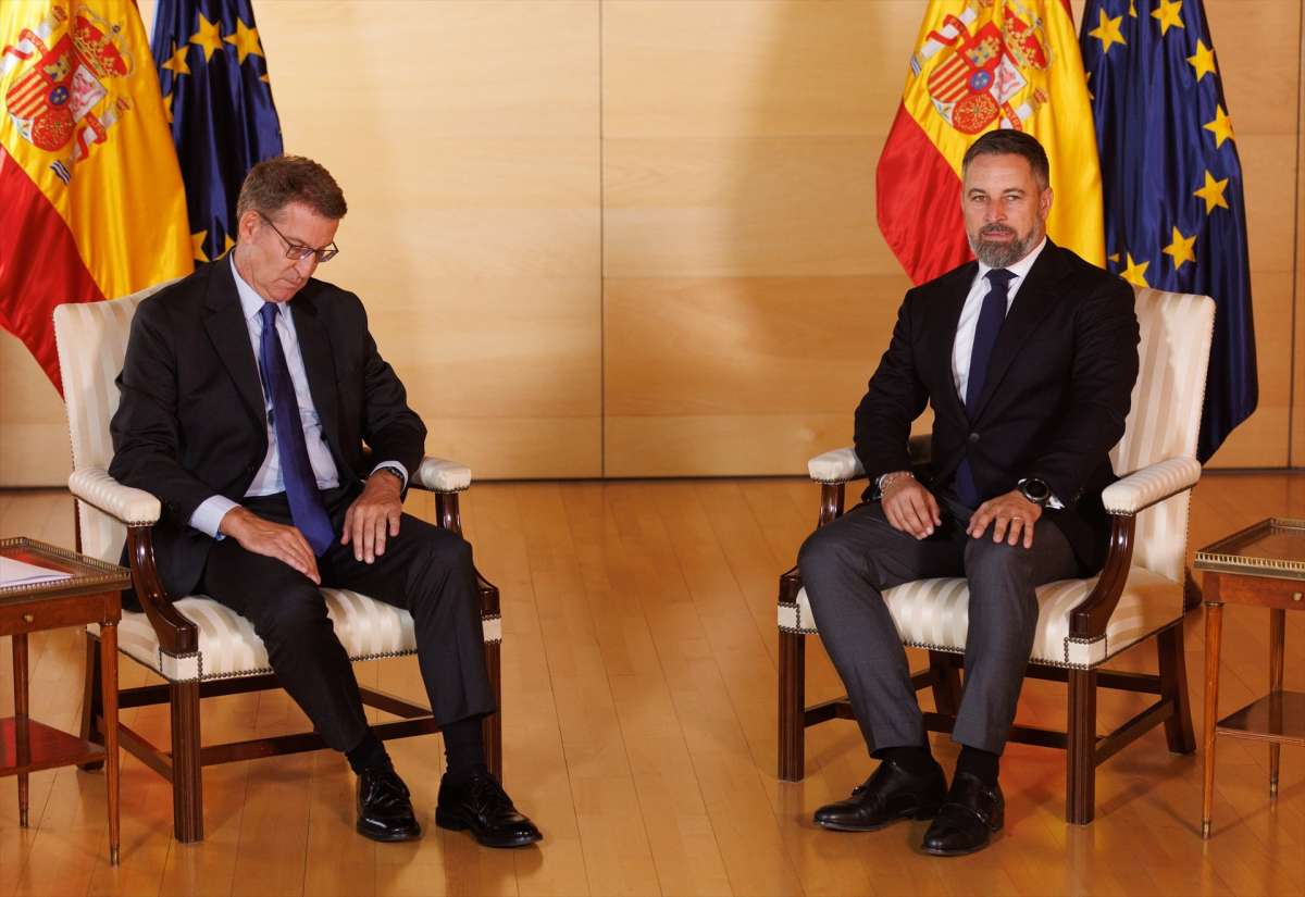 Cuando Feijóo se pone el traje de Abascal
