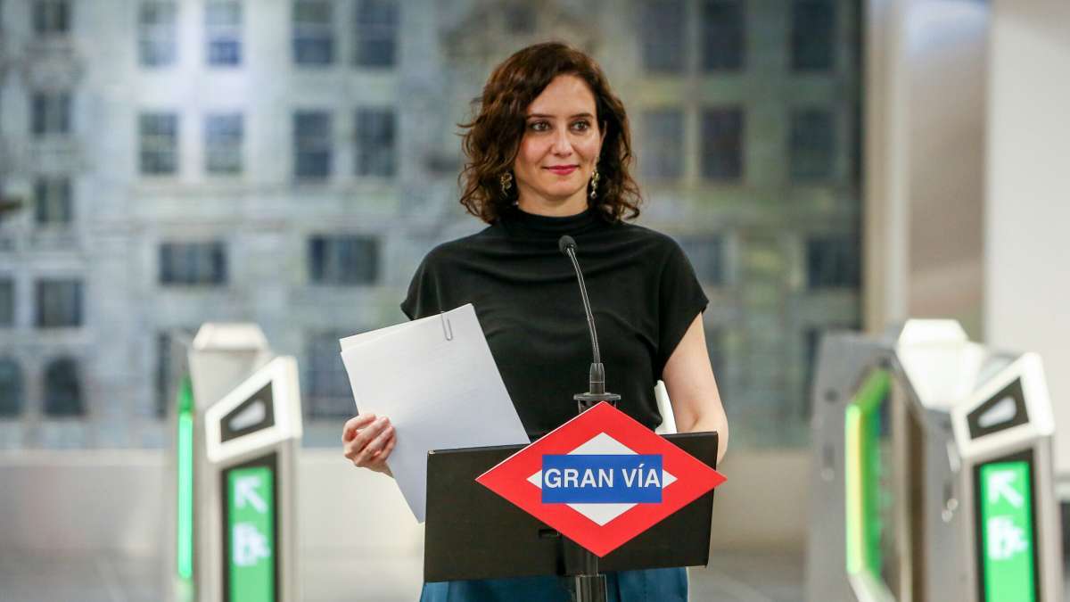 Ayuso anuncia la reapertura "con todas las garantías" de la línea 7B de Metro tras tres años de obras