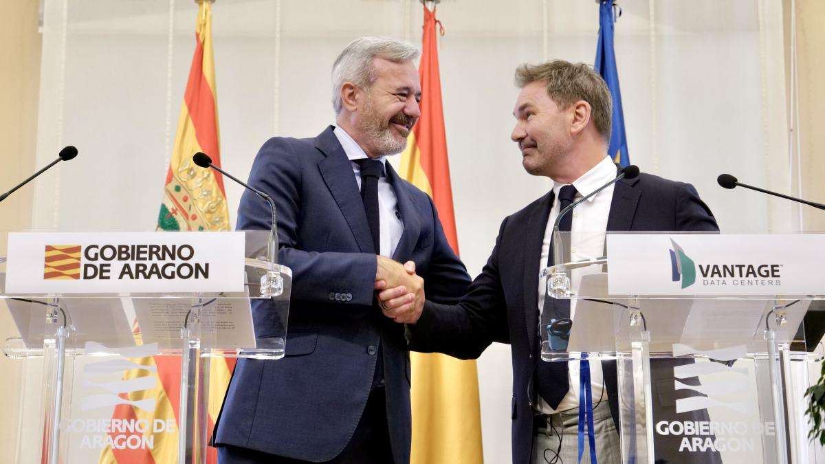 Aragón alcanza los 57.900 millones en inversiones con el megacentro de datos de Vantage