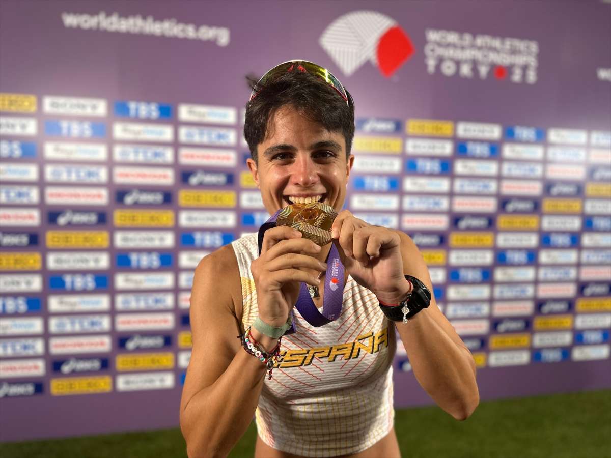 María Pérez logra su tercer oro mundial en Atletismo en Tokio: "Es un sueño hecho realidad"