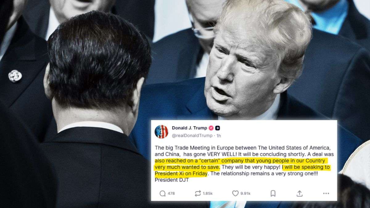 Trump anuncia un acuerdo con China sobre TikTok