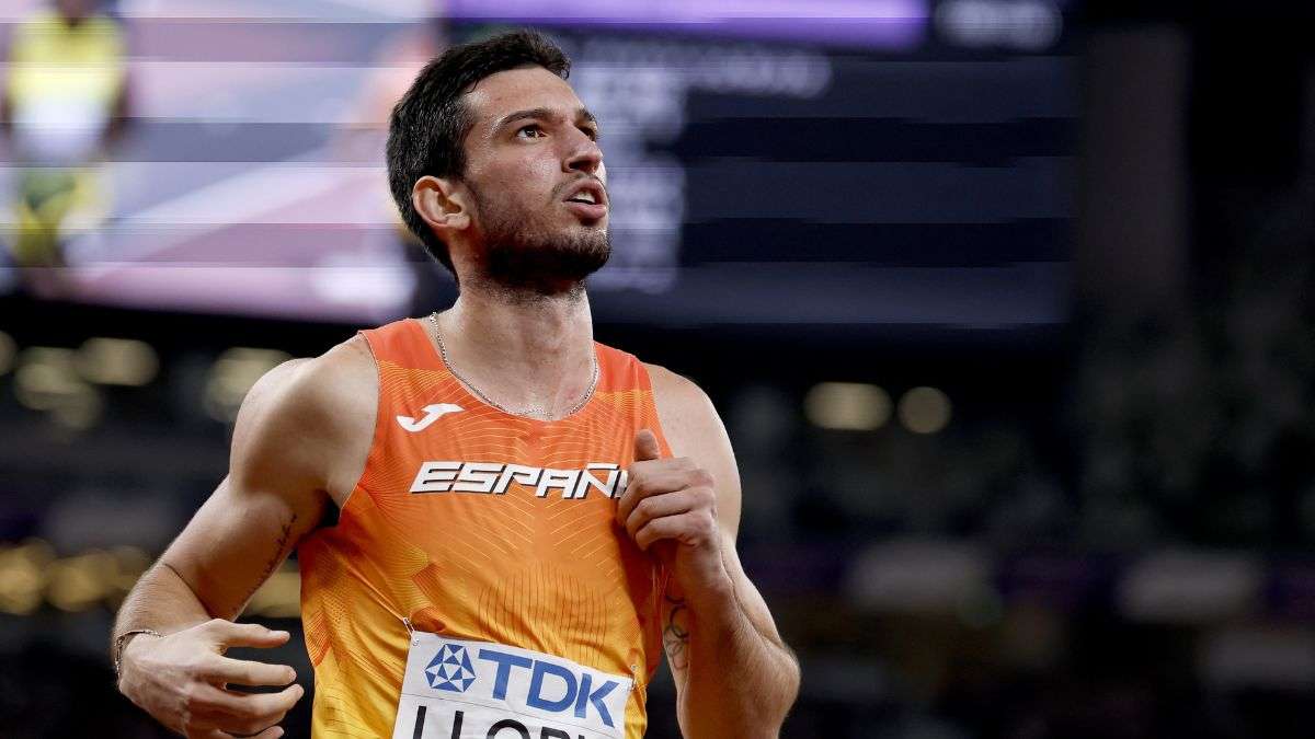 Quique Llopis vuelve a rozar el bronce en los 110m vallas: 4 centésimas lo separan del podio mundial
