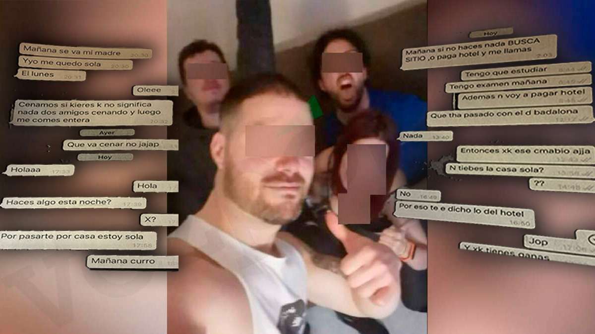 Los 'whatsapp' que sacudieron la acusación contra la 'manada de Castelldefels': "Mañana paga hotel y me llamas"