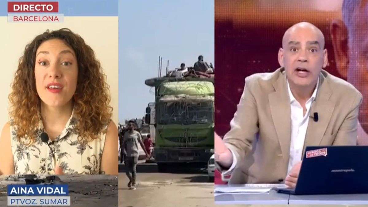 La gran bronca de Nacho Abad con Aina Vidal, de Sumar, tras acusarle de justificar el genocidio en Gaza