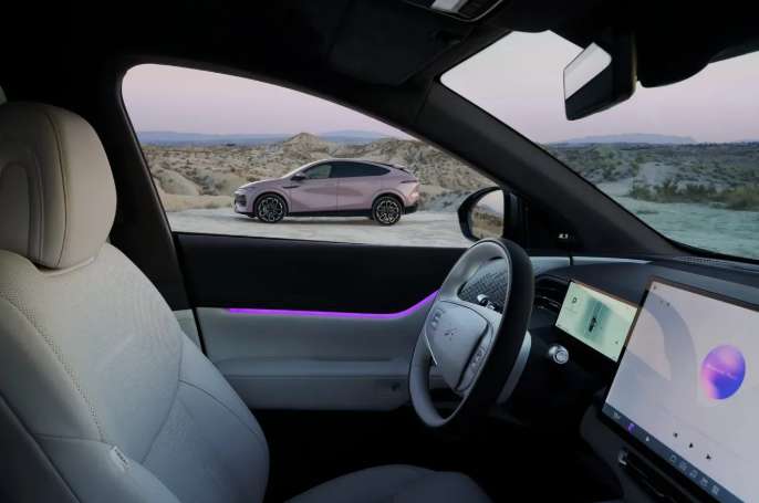 Interior del nuevo modelo XPeng G6