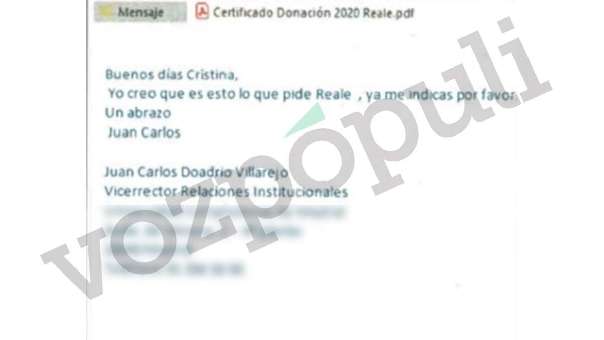 Cristina Álvarez intervino en una decena de convenios por más de 250.000 euros para la cátedra de Begoña Gómez