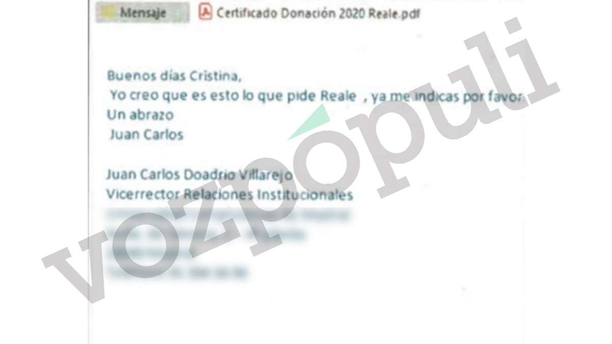 Los correos del vicerrector de la UCM revelan que la asesora de Begoña Gómez gestionó patrocinios clave de la cátedra