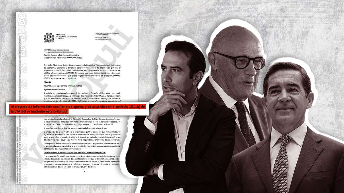 Cuerpo oculta los expedientes de la consulta pública sobre la opa del BBVA entre acusaciones de injerencia
