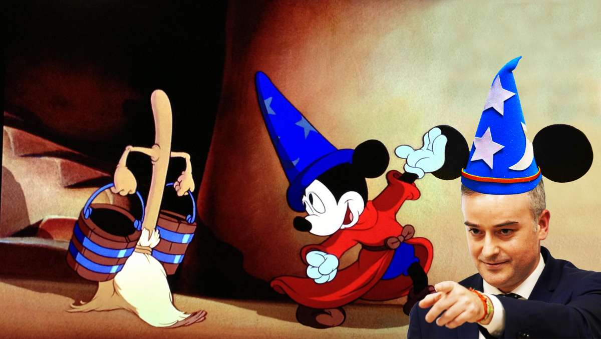 Iván Redondo y las imprudencias del ratón Mickey