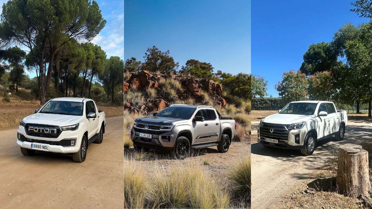 Probamos tres pick-up para combinar trabajo y ocio: Foton G7, KGM Musso Sports y VW Amarok