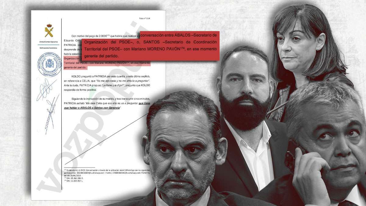 Dos gerentes del PSOE, dos secretarios de organización y el área anticorrupción, sospechosos de blanqueo