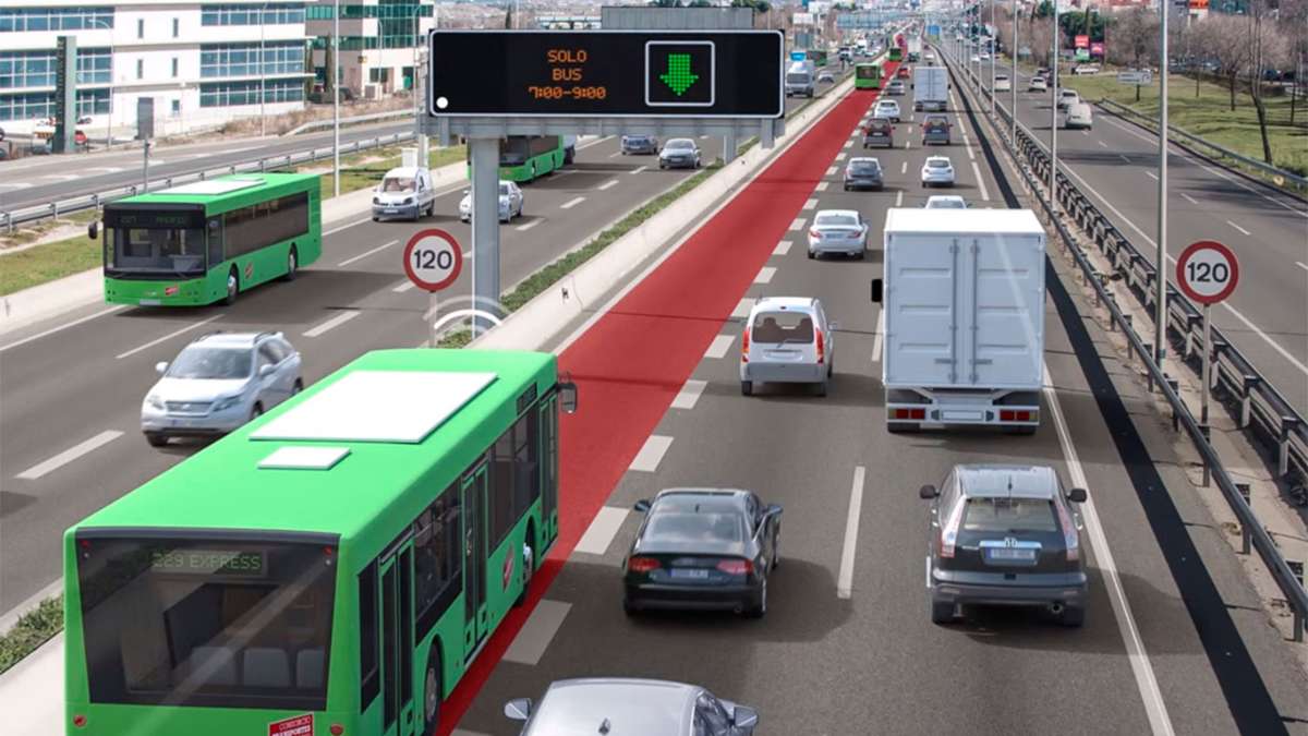 Estos son los coches que no pueden usar el carril bus-VAO de la A-2