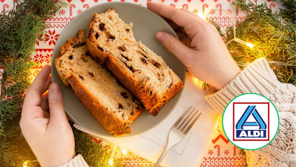 Aldi ya vende el panettone con chocolate para Navidad por menos de 10 euros