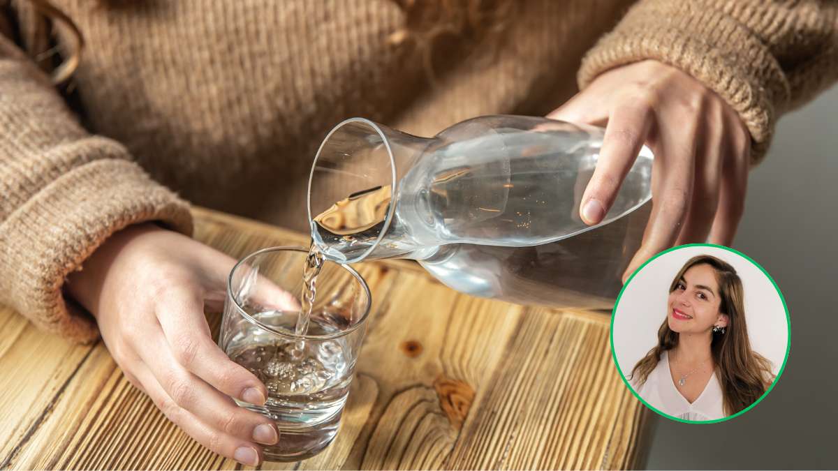 María José Guerra, nutricionista: "Debes evitar el agua fría en ayunas"