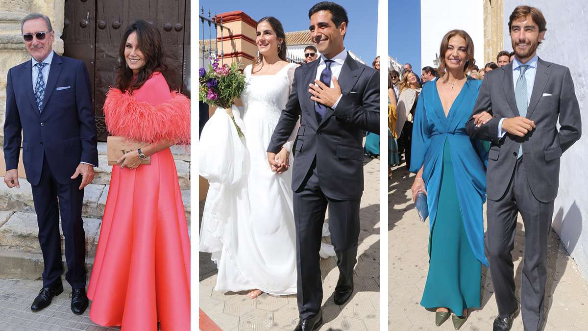 La boda de Alberto Herrera y Blanca Llandres: la emoción de Carlos Herrera y Mariló, una novia premamá y todos los looks