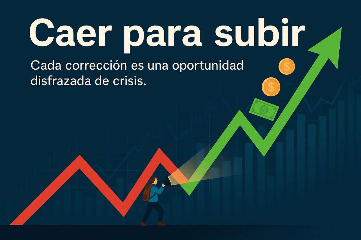 Caer para subir, el poder de las correcciones de mercado