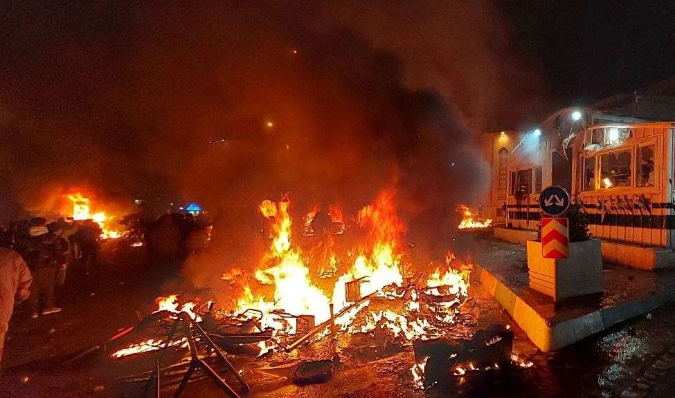 Protesta en Teherán (Irán)