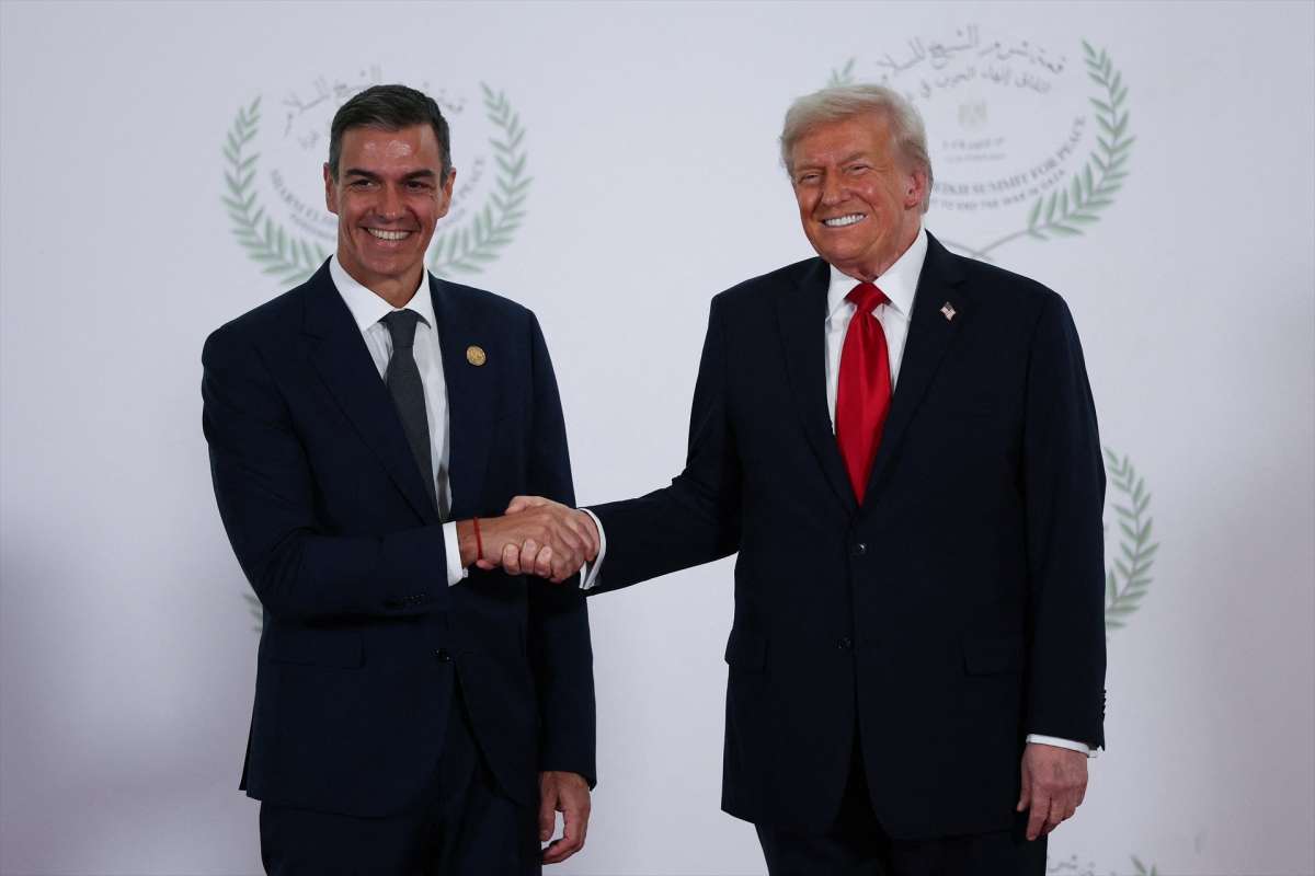 Pedro Sánchez y Donald Trump - Pedro Sánchez y Donald Trump -