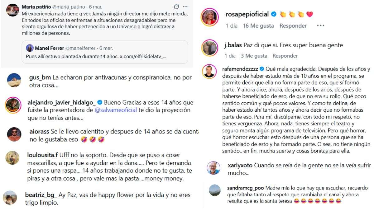 Críticas a Paz Padilla tras cargar contra Sálvame