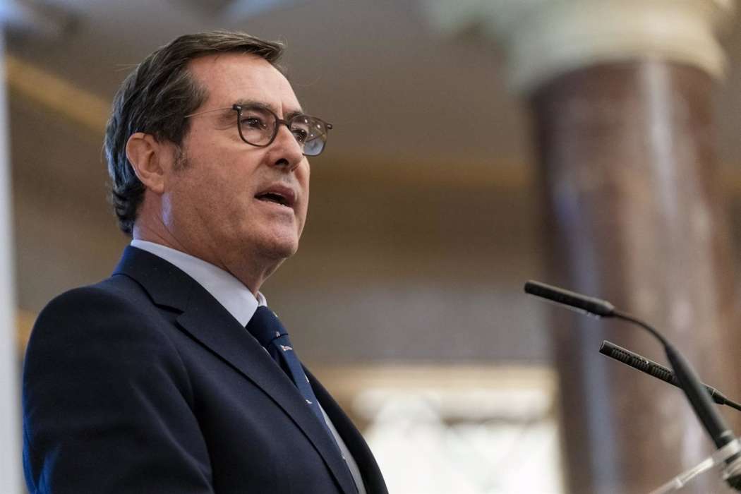 Antonio Garamendi, presidente de CEOE. - 