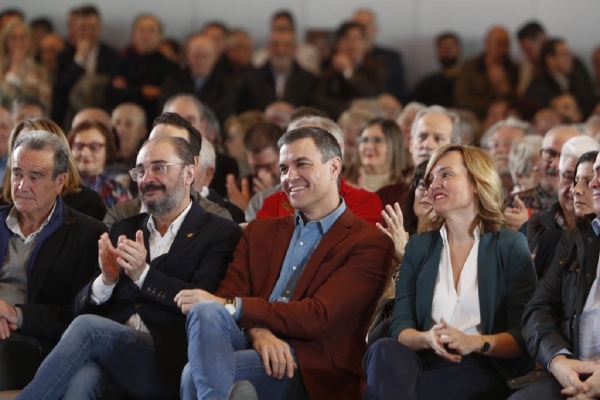 Fiasco de Pilar Alegría en su primera embestida para echar ya a Lambán del PSOE de Aragón