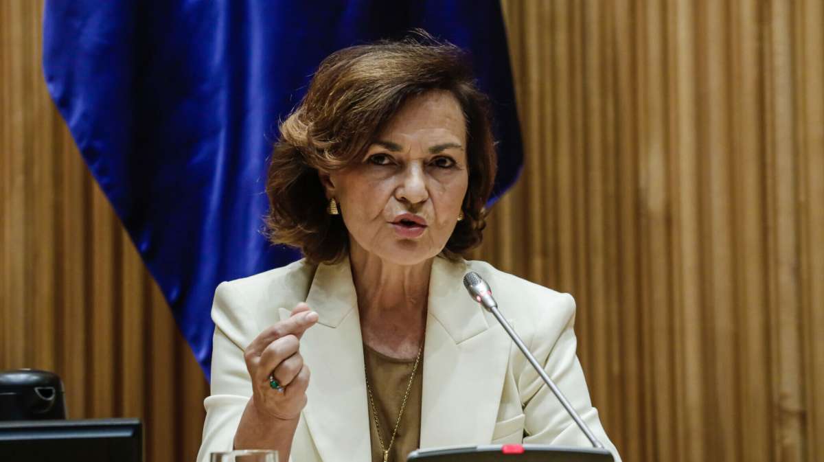 Carmen Calvo, exvicepresidenta primera del Gobierno - Europa Press.
