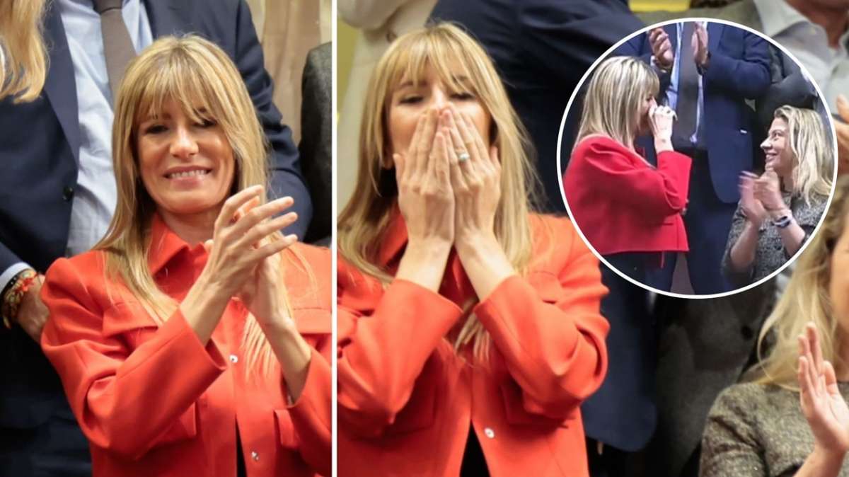 Begoña Gómez rompe a llorar después de que Pedro Sánchez haya sido  reelegido presidente del Gobierno | Vozpópuli