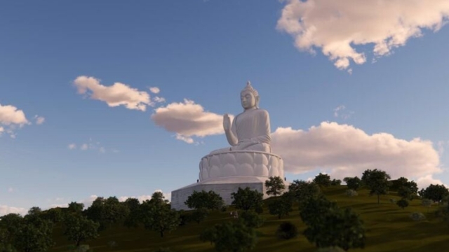 Cáceres no sabe dónde poner su Buda de casi 50 metros