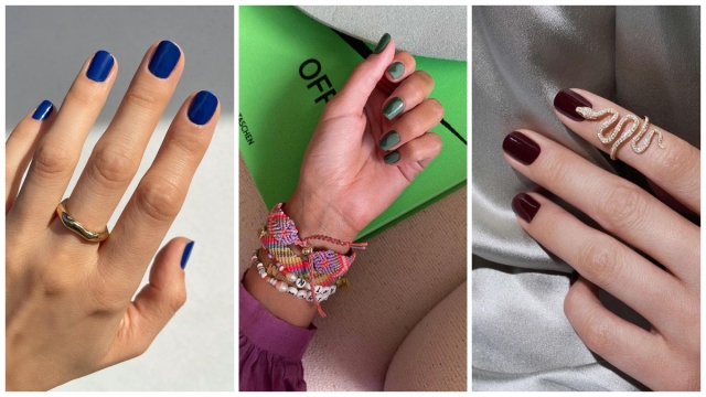 Negro, burdeos, verde… todo lo que tu color de uñas de invierno dice de ti